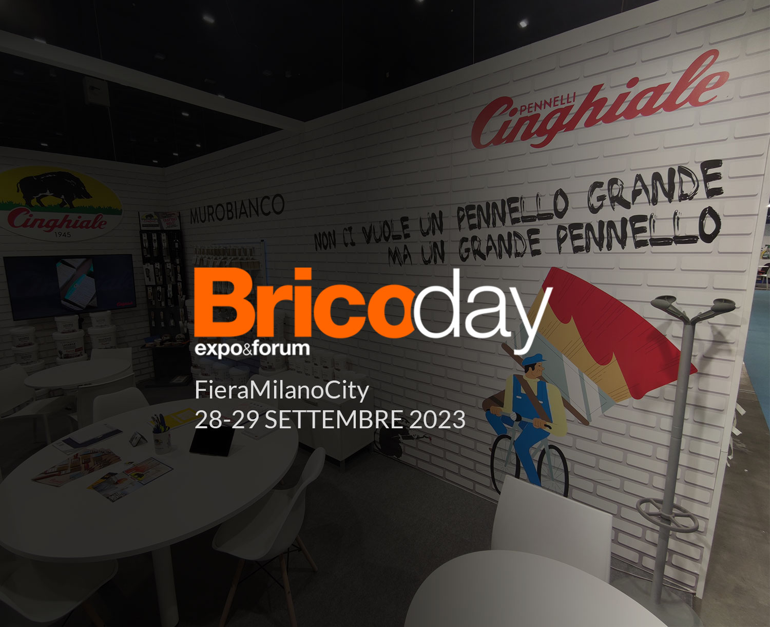 28-29 Settembre: i nuovi prodotti Muro Bianco al Bricoday di Milano